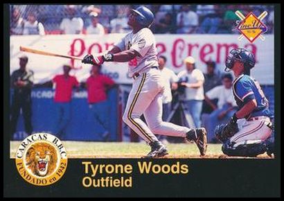 1995-96 Line Up Venezuelan Winter League 12 Tyrone Woods